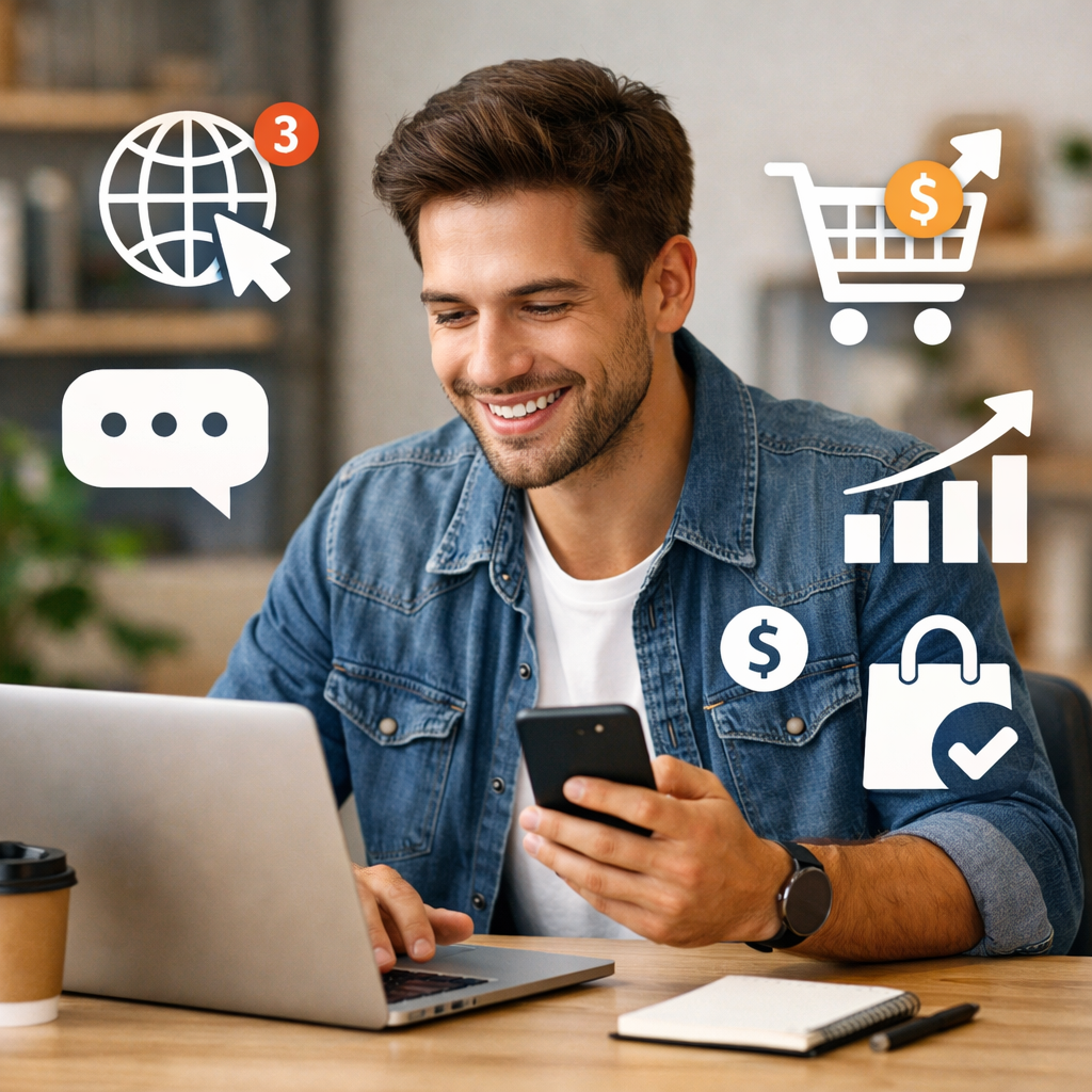 Tecnología para emprendedores usando herramientas digitales simples para vender más sin conocimientos técnicos