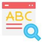 icono estrategia palabras clave