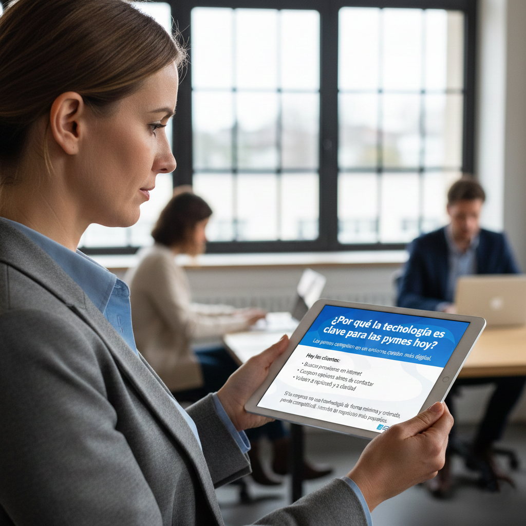 La tecnología en las pymes aplicada con herramientas digitales para organizar y hacer crecer un negocio