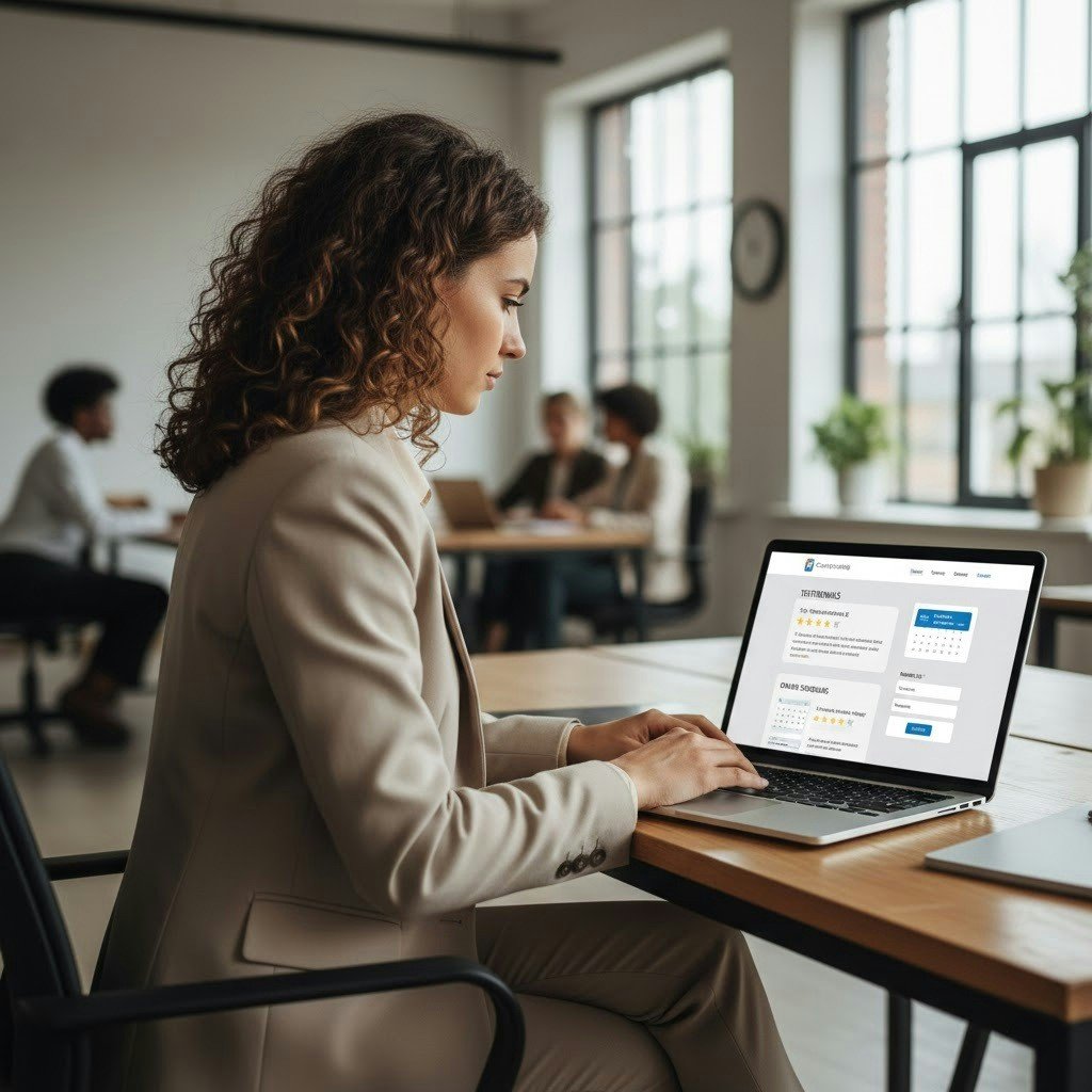 Digitalizar un negocio de servicios mediante página web, agenda online y sistema de captación de clientes