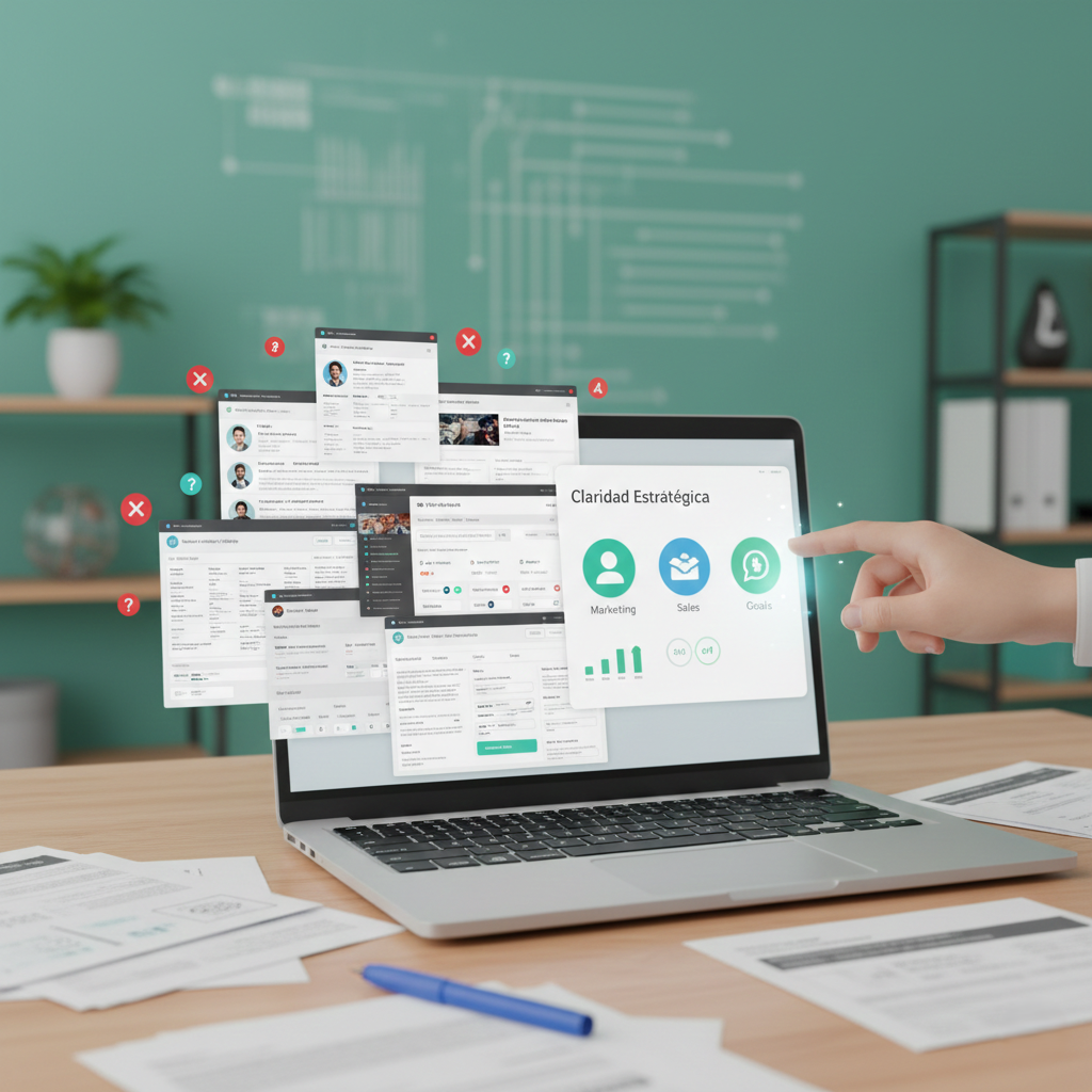 Errores al usar herramientas digitales sin una estrategia clara en pequeñas empresas