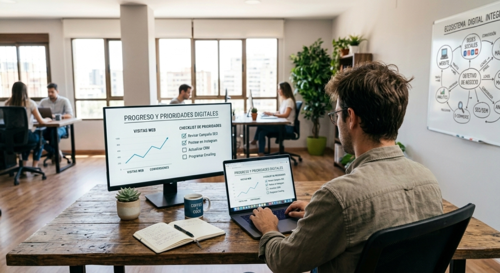 Cómo digitalizar un negocio con poco presupuesto priorizando estrategia y herramientas digitales esenciales